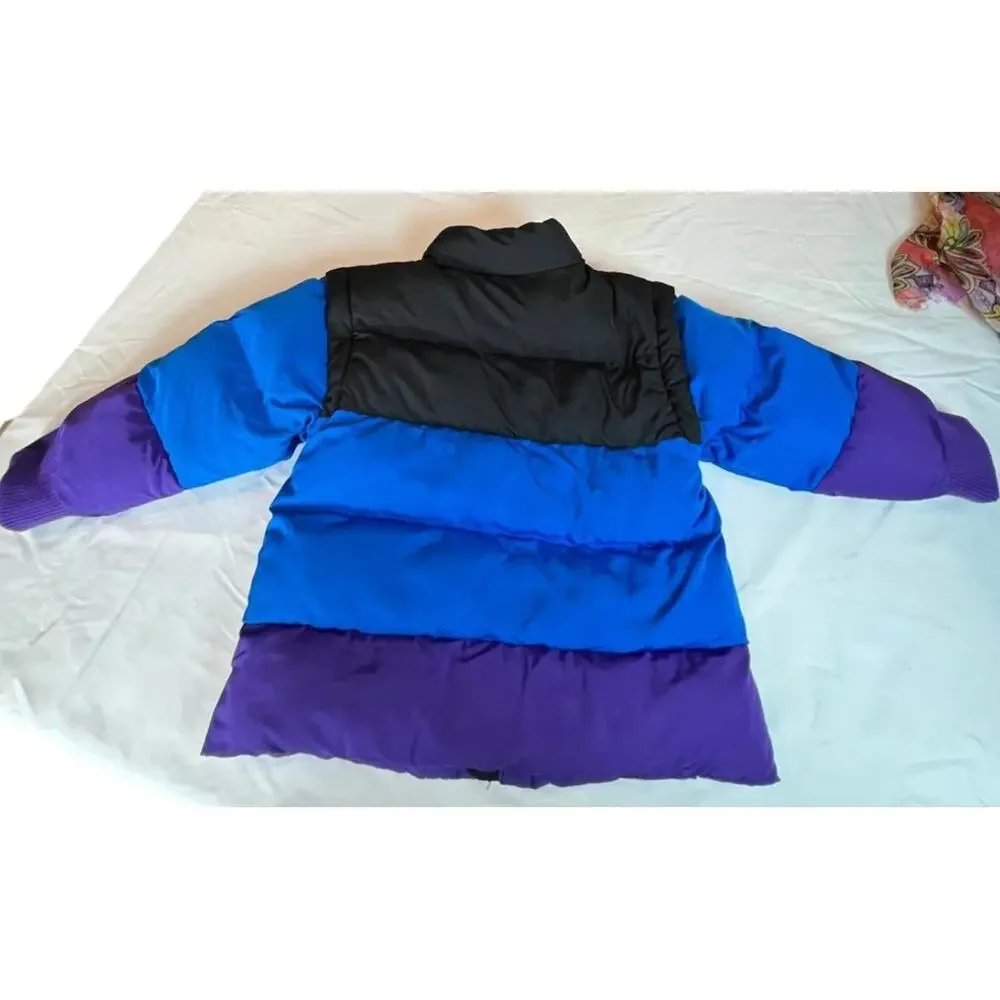 LEGO x Target Toddler 3T Puffer Jacket Vest‎ Convertible Black Blue Purple EUC